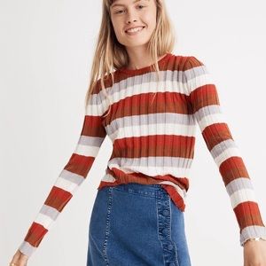 Madewell Clarkwell Pullover Sweater in Stripe